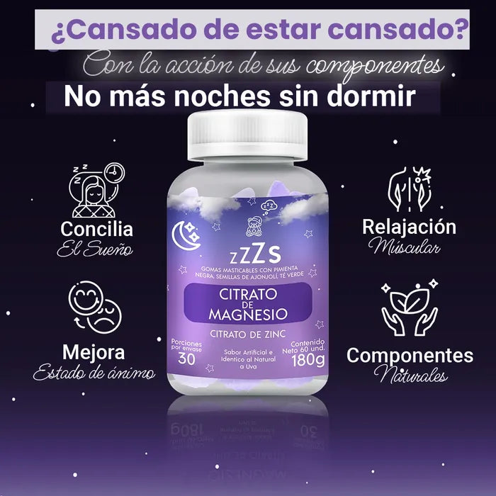 Gomitas para Dormir - 2 en 1