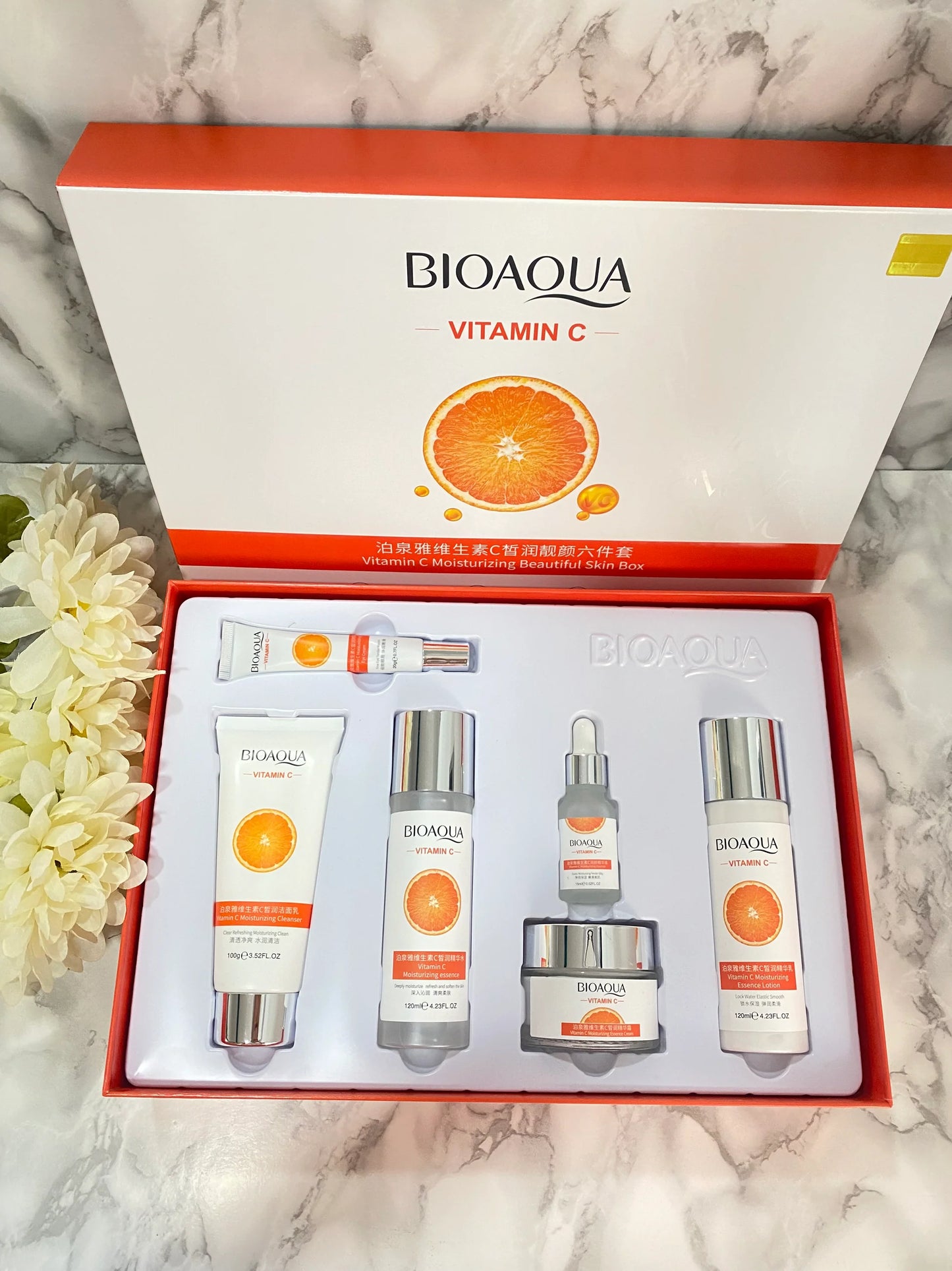 KIT FACIAL VITAMINA C BIOAQUA 🍊✨