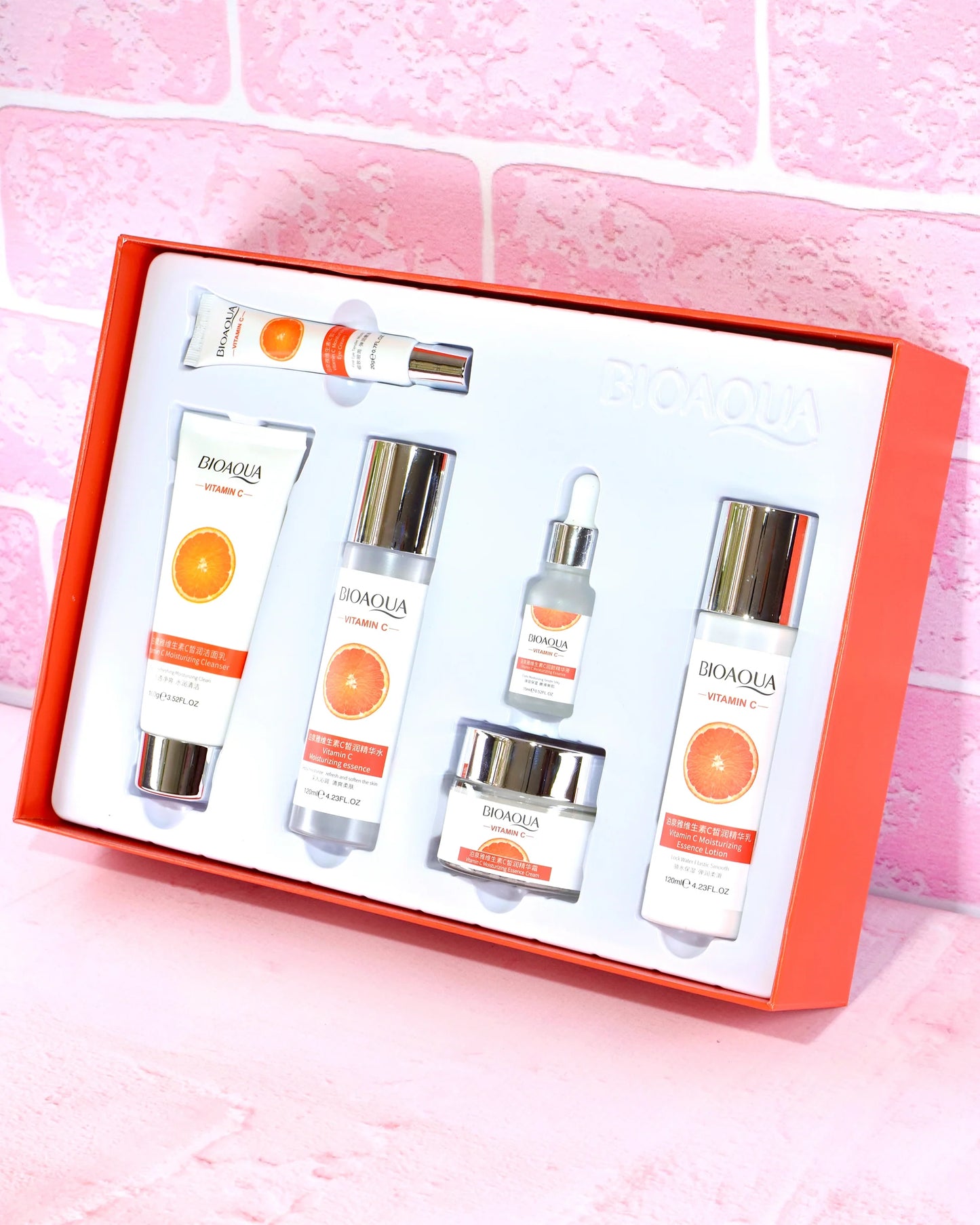 KIT FACIAL VITAMINA C BIOAQUA 🍊✨