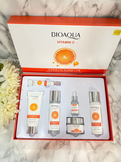 KIT FACIAL VITAMINA C BIOAQUA 🍊✨